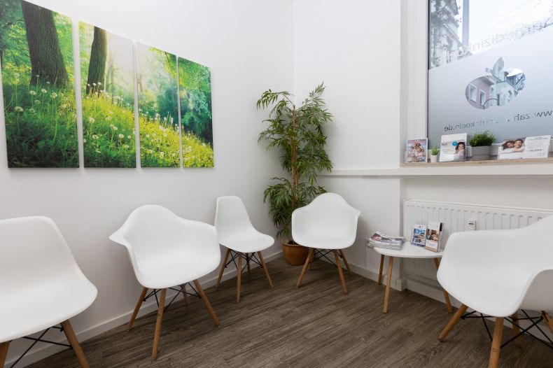 Wartezimmer der Praxis